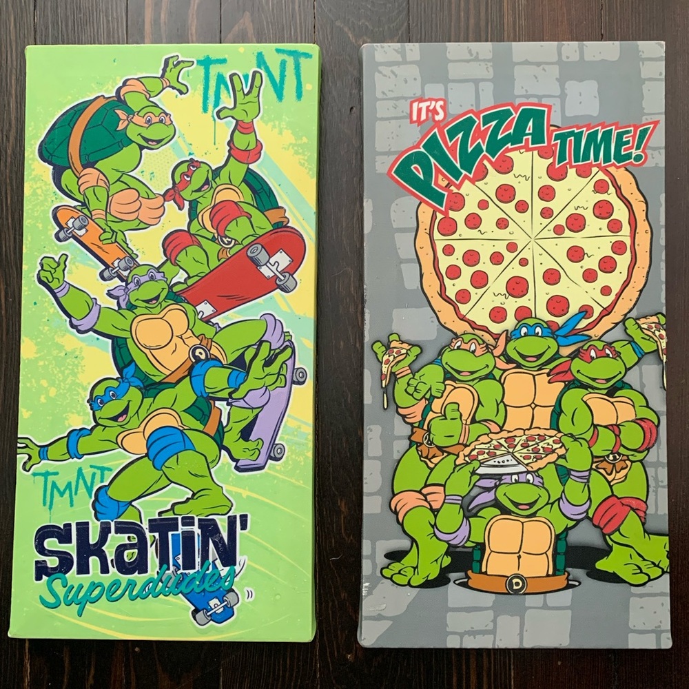 Teenage mutant ninja turtles 2 piece wall prints
